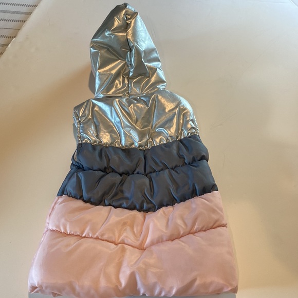 Little Lass toddler girl puffer vest size 4 - Picture 5 of 7